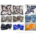 fashion leopard print polyester satin scarf pareo Assorted Colors Assorted Colors Ruana cachecol,bufanda infinito,bufanda